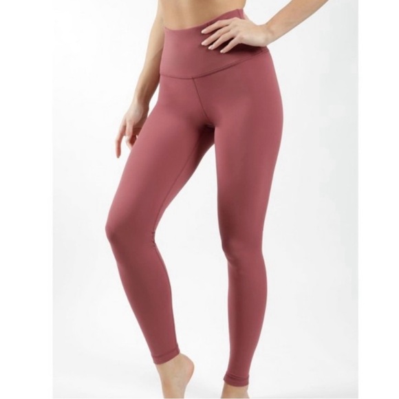 Yogalicious Pants - Yogalicious Lux Rouge Blush Womens High Waist Ultra Soft Leggings